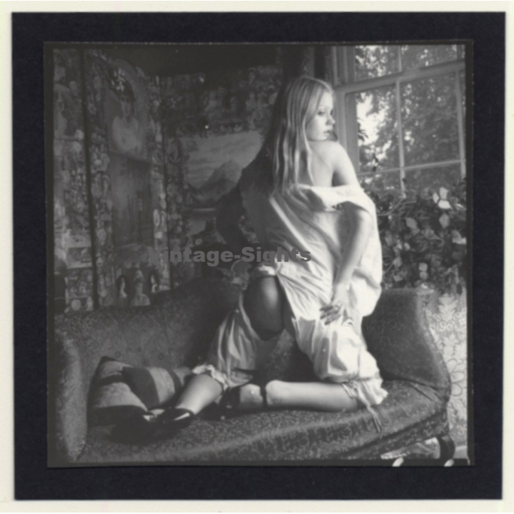 Bruce Warland: Beautiful Semi Nude Blonde*4 / Butt (Vintage Contact Print 1960s)