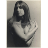 Jerri Bram (1942): Upper Torso Of Natural Nude Woman (Vintage Photo ~1970s)