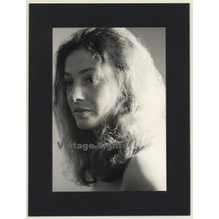 Jerri Bram (1942): Portrait Of Pretty Young Natural Woman (Vintage Photo ~1970s)