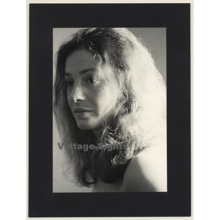 Jerri Bram (1942): Portrait Of Pretty Young Natural Woman (Vintage Photo ~1970s)