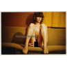 Slim Natural Nude On Couch*2 / Eyes - Feet (Vintage Photo GDR 1980s)
