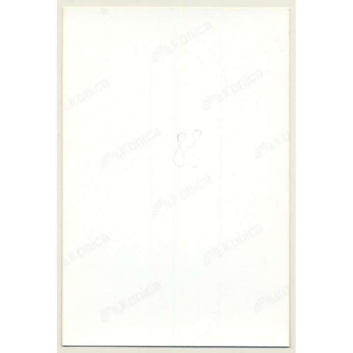 Rear View: Nude Woman Bending Over / Fishnets - Butt (Vintage Photo Germany ~1980s)