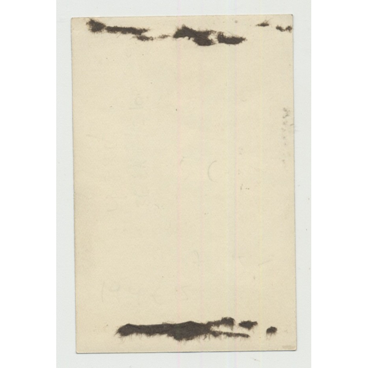 Adult Woman Admires Her Beloved Teddy Bear (Vintage Photo 1920s/30s)