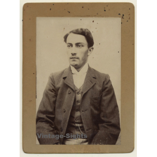 Orange / France: Portrait Of Alex Augieri ? (Vintage Cabinet Card 1903)