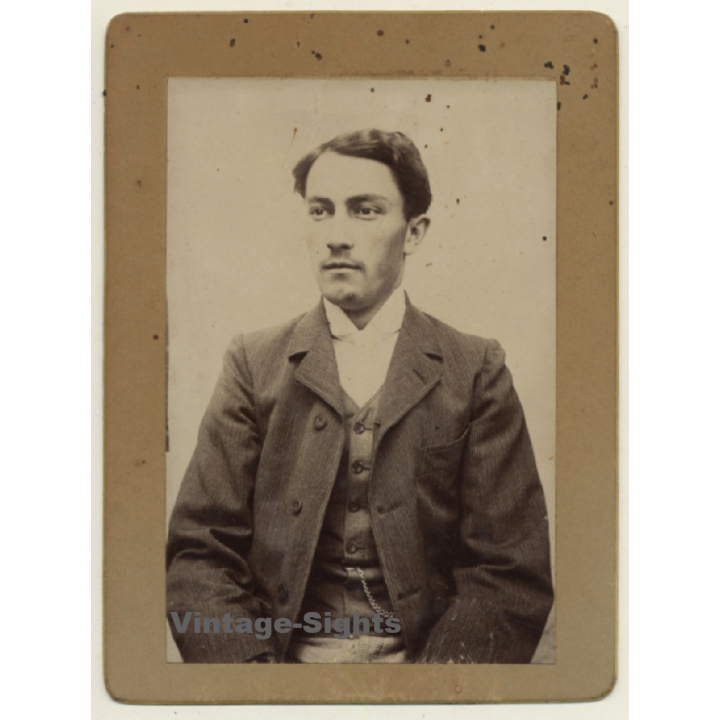 Orange / France: Portrait Of Alex Augieri ? (Vintage Cabinet Card 1903)