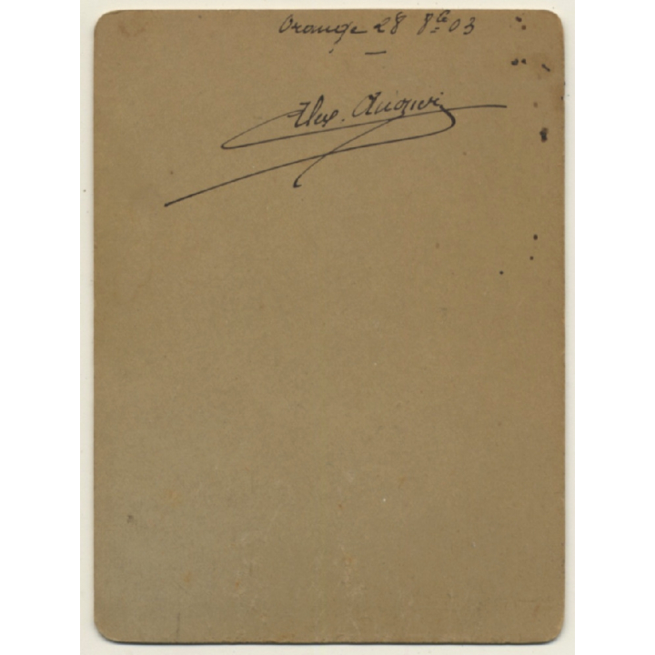 Orange / France: Portrait Of Alex Augieri ? (Vintage Cabinet Card 1903)