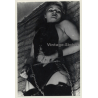 Blonde Maid In Chain Bondage / Leather Lingerie - BDSM (2nd Gen.Photo ~1960s)