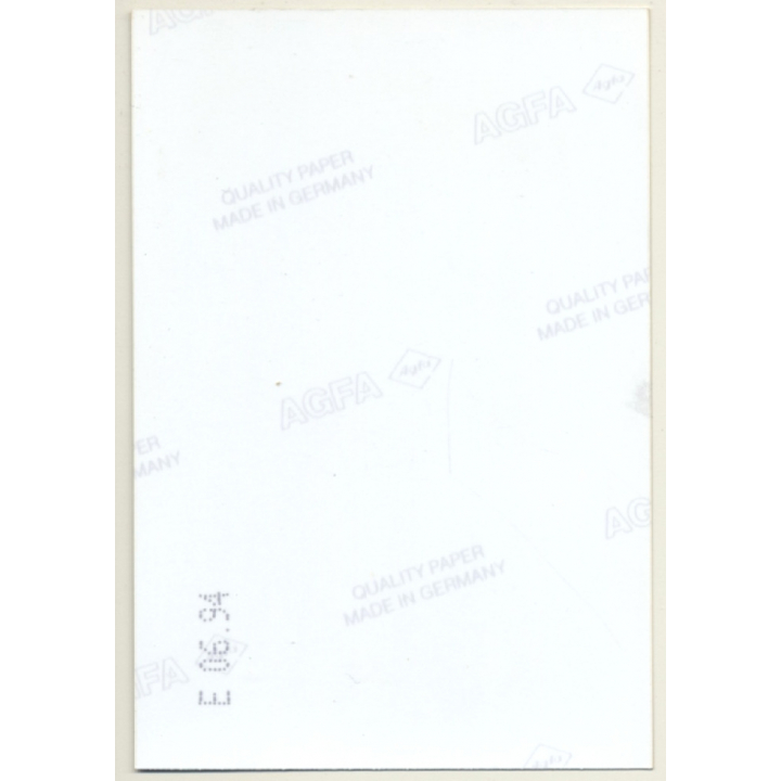 Semi Nude Blonde On Chair Flashing Boobs (Vintage Photo Germany ~1990s)