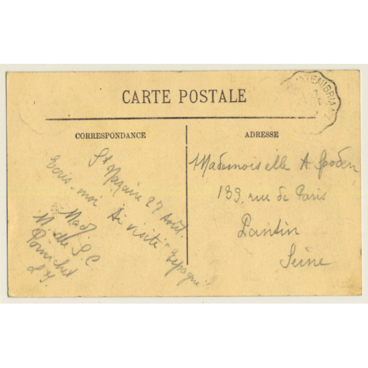 Saint-Nazaire: L'Espagne - Cie Générale Transatlantique / Steamer (Vintage PC ~1910s/1920s)