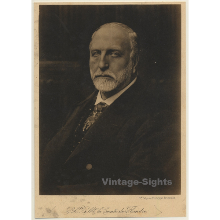 S.A.R. Monsigneur Le Comte De Flandre (Large Vintage Phototype ~1910s)