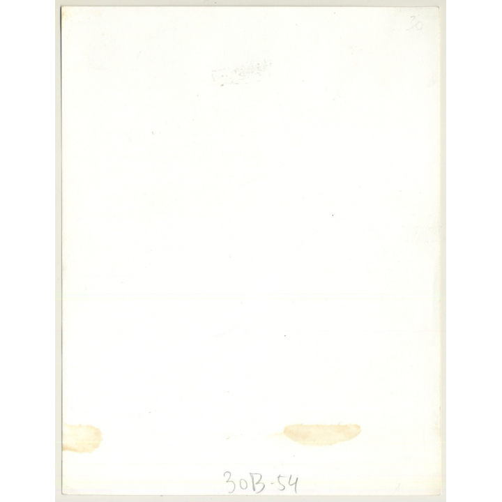 Pretty Nude On Rocks On Sea Shore (Large Vintage Photo ~1970s)