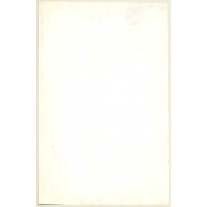 Beautiful Semi Nude Pregnant Woman Behind Wet Glass (Large Vintage Photo WOLFGANG KLEIN 1980s)