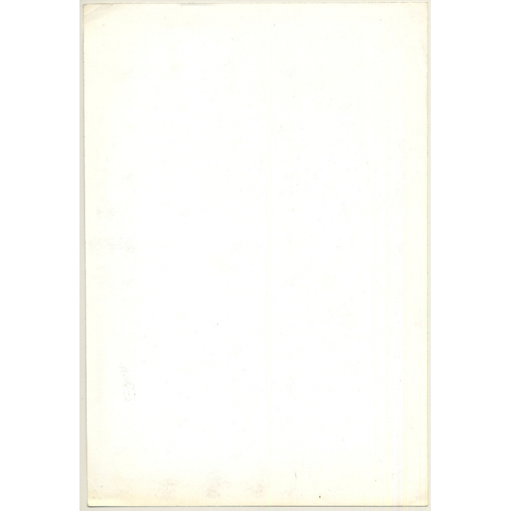 Rear View: Slim Blonde Nude Behind Wet Glass / Butt (Large Vintage Photo WOLFGANG KLEIN 1980s)