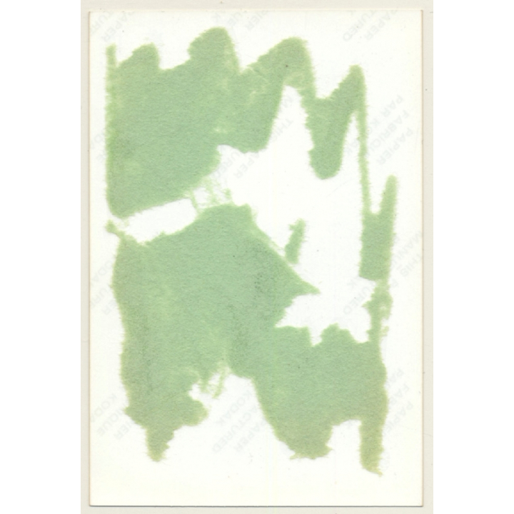 Punky Topless Mature Woman In Striped Jeans (Vintage Photo Germany ~1980s)