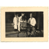 Vilvoorde: Charcuterie Alsbroeck / Pig Mask - Bicycle (Vintage Photo ~1930s/1940s)