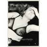 Natural Chubby Blonde Woman / Transparent Bra (Vintage Photo GDR ~1980s)