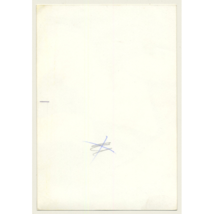 Natural Chubby Blonde Woman / Transparent Bra (Vintage Photo GDR ~1980s)