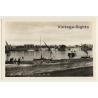 Lehnert & Landrock 301: Luxor Temple Seen From The Nile / Donkey (Vintage RPPC ~1920s)