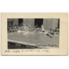 Junin / Peru: Young Men In School Swimming Pool (Vintage RPPC 1921)