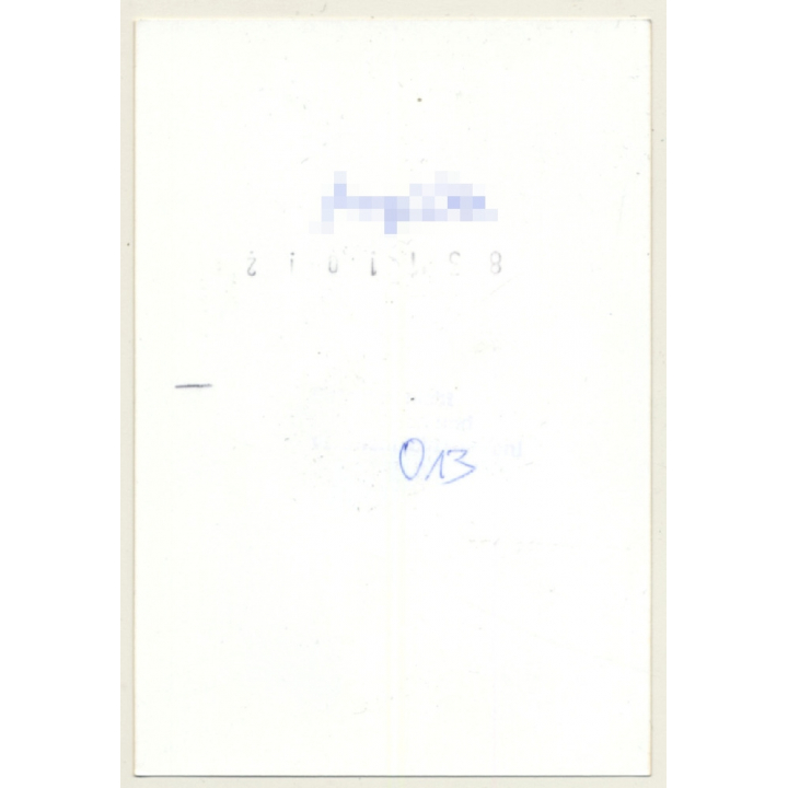 Nude Curlyhead With Pistol & Holster / Hairy Armpits (Vintage Photo GDR ~1980s)