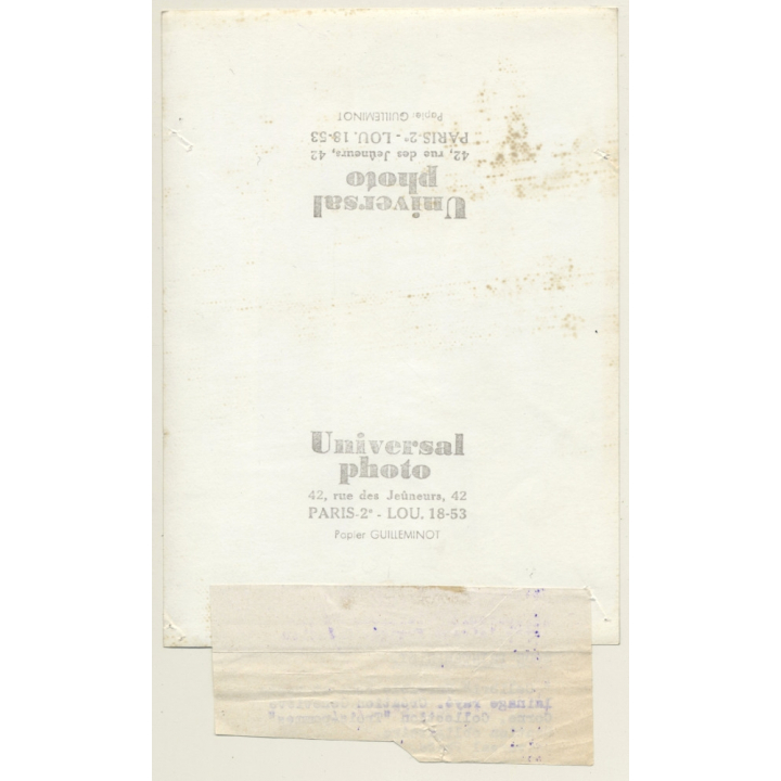 Geneviève Corne: Collection Trois-Pommes / Mode Printemps 61 (Vintage Press Photo)