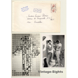Stefan De Jaeger (1957): Polaroid Artist At Work / Isy Brachot (2 Vintage Photos 1981)