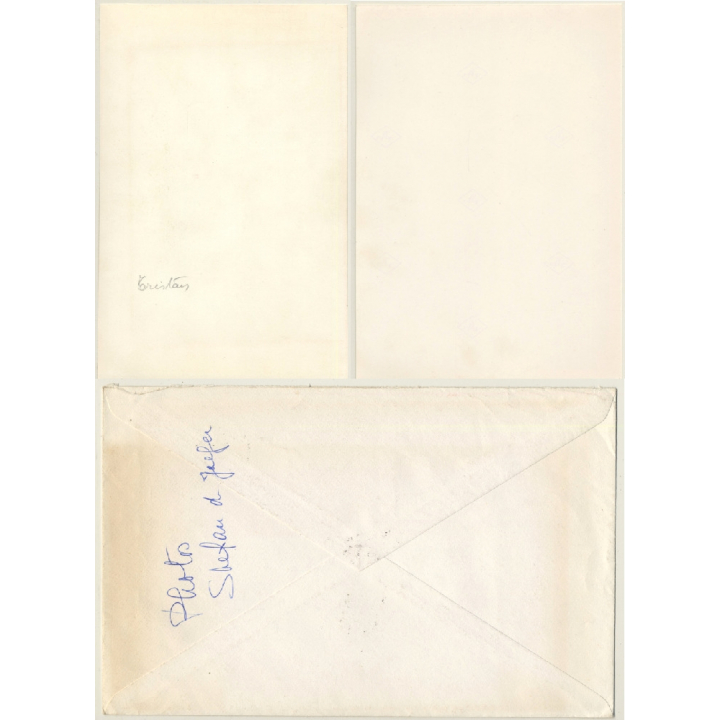 Stefan De Jaeger (1957): Polaroid Artist At Work / Isy Brachot (2 Vintage Photos 1981)