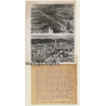Hiroshima: After Bombing & 9 Years Later Rebuilt (Vintage Press Photo 1954)