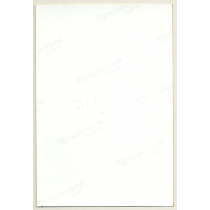 Slim Darkhaired Semi Nude Flashing Boob / Legs (Vintage Photo Germany ~1990s)