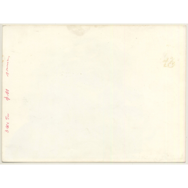 Close-up Of Pretty Blonde Woman With Closed Eyes (Vintage Photo ~1970s)