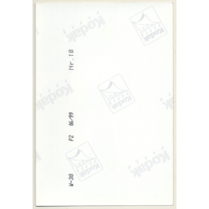 Slim Brunette Nude Bending Over Outdoors / Butt (Vintage Photo Germany ~1990s)