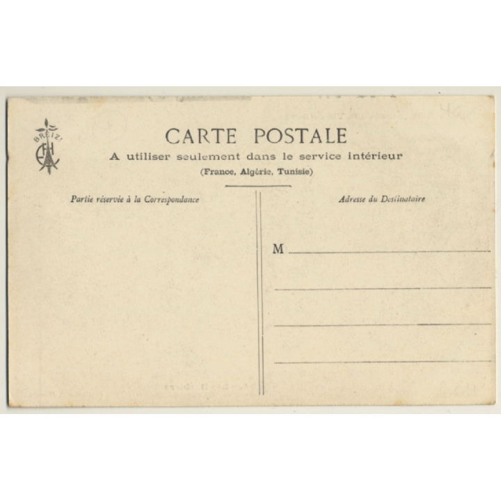 Marine ! Scènes De La Vie En Bord - Les Barbiers (Vintage PC 1910s)