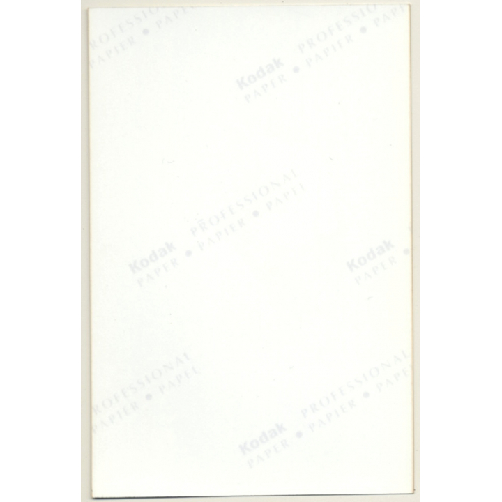 Lascivious Brunette Nude In Lingerie / Suspenders (Vintage Photo ~1990s)