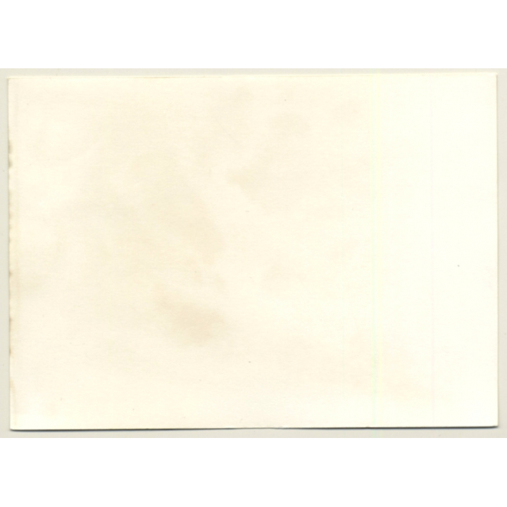 Androgynous Nude On Sheepskin / 70s Wallpaper (Vintage Photo GDR ~1980s)