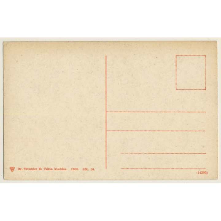 Siófok / Hungary: Ship Harbour / Hajó Kikötó (Vintage PC 1908)