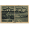 Tiszafüred / Hungary: Townhouse - River Theiss - Beach (Vintage PC 1929)