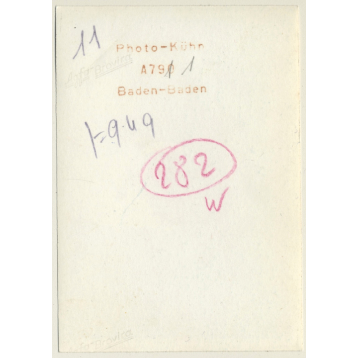 Semi Nude Female In Bath / Bathrobe Slipped Of Shoulders (Vintage Photo 1949)