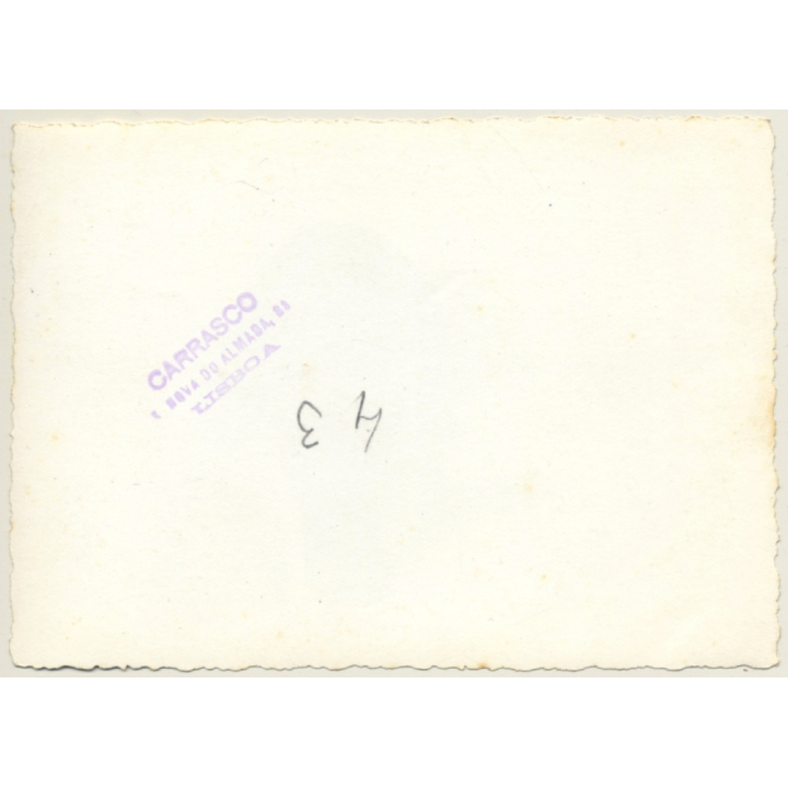 Portrait Of Pensive Young Portugese Woman (Vintage Photo 1940s/1950s)