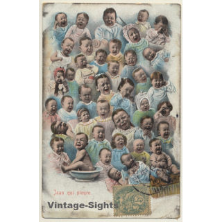 Jean Qui Pleure / Crying Babies - Fantasy (Vintage PC 1906)