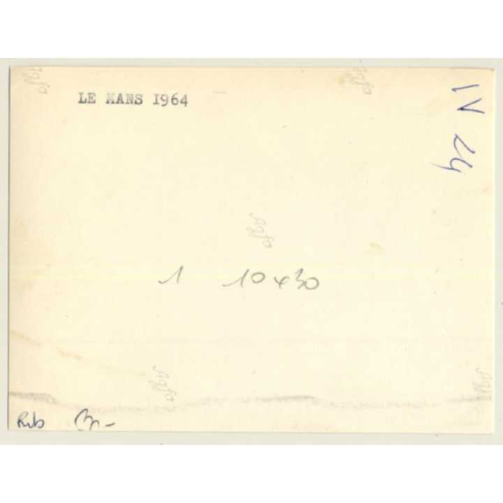 24h Du Mans / 1964: Shelby Cobra Daytona - Gurney / Bondurant (Vintage Photo)