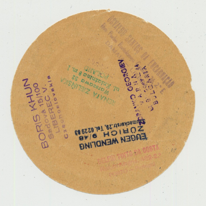 Hotel Stadt Halle (Interhotel) / Germany (Vintage Luggage Label)