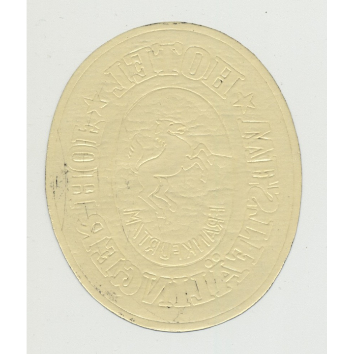 Hotel Westfälinger Hof - Frankfurt a. M. / Germany (Vintage Luggage Label)