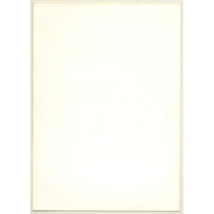 Slim Blonde Nude Shows Her Muscles / Star Of David (Vintage Photo ~1990s)