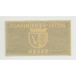 Hotel-Vereinshaus - Essen / Germany (Vintage Luggage Label)