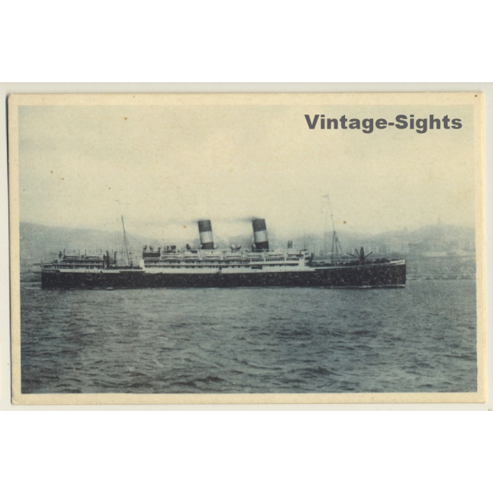 N.G.I.: S.S. Giulio Cesare / Steamer (Vintage PC 1920s/1930s)
