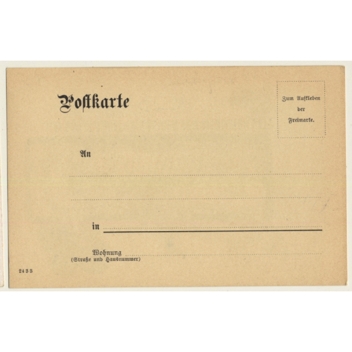 Cartoon: Die Liebe Und Der Suff / Drinking - Alcohol (Vintage PC 1900s)