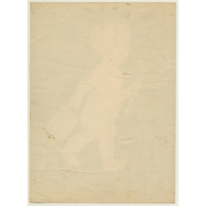 Frances Tipton Hunter: Blonde Baby Boy W. Brush & Paint Can (Vintage Print 1930s/1940s)