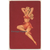 Blonde Pin-up Girl / Risqué - Erotica (Vintage PC 1953)