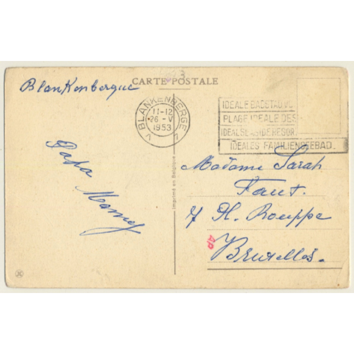 Blonde Pin-up Girl / Risqué - Erotica (Vintage PC 1953)