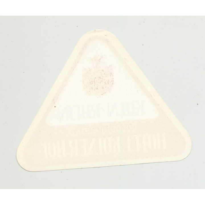 Hotel Kölner Hof - Köln (Rhein) / Germany (Vintage Luggage Label)